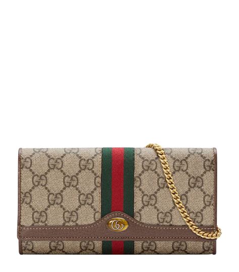 gucci ophidia zip around wallet|Gucci ophidia wallet on chain.